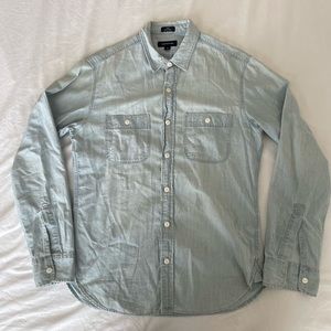 J. Crew Slim Untucked Chambray shirt small